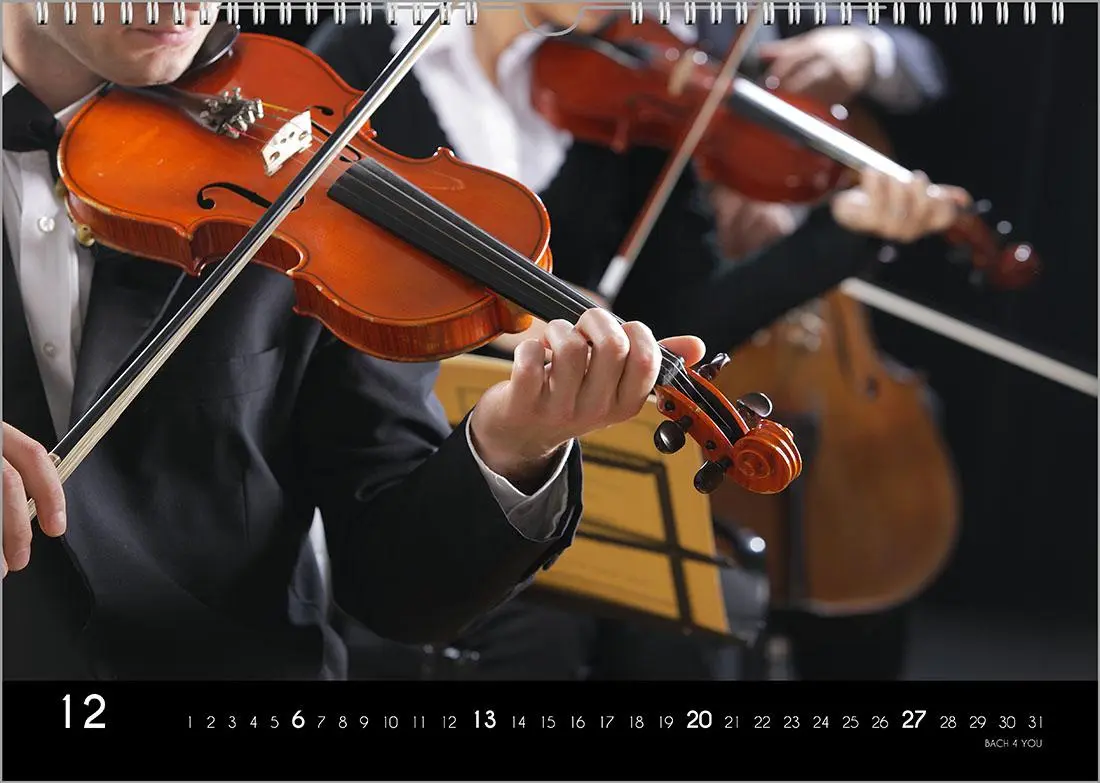Bild: 9783969031247 | Der Kalender für Klassik-Musik-Freunde, ein Musik-Kalender, 2026,...