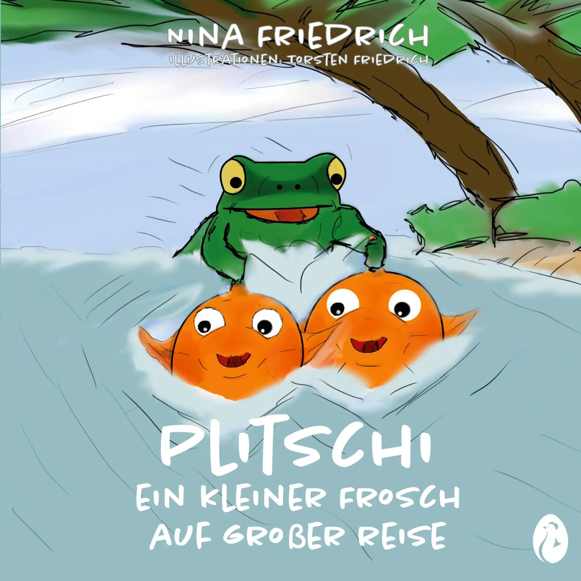 Cover: 9783982111247 | Plitschi - Ein kleiner Frosch auf großer Reise | Nina Friedrich | Buch