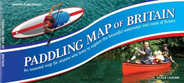Cover: 9780995751347 | Paddling Map of Britain - Third Edition 2022 | Peter Knowles | 2022