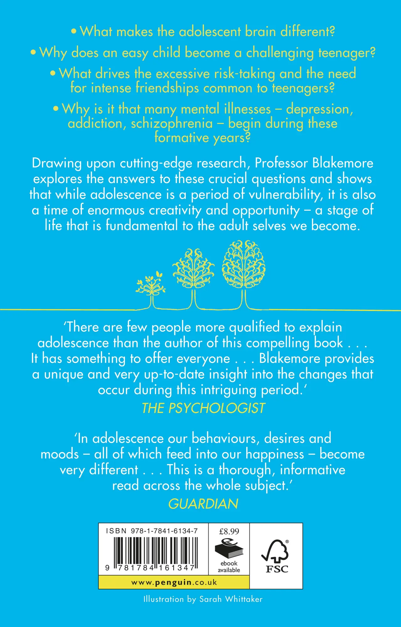 Rückseite: 9781784161347 | Inventing Ourselves | The Secret Life of the Teenage Brain | Blakemore