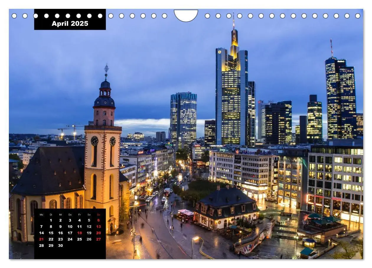 Bild: 9783435621347 | City Lights - Lichter der Nacht (Wandkalender 2025 DIN A4 quer),...