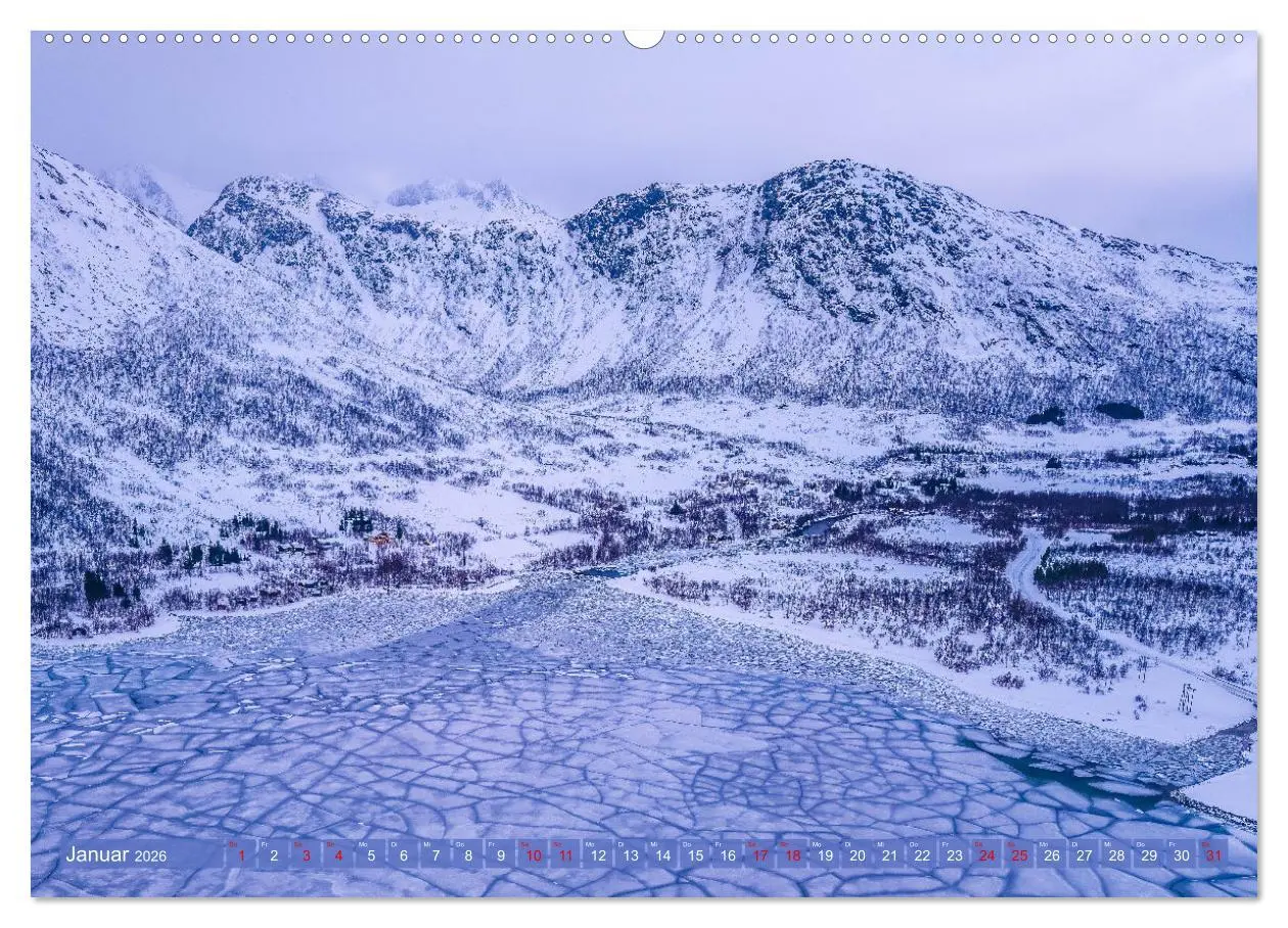 Bild: 9783457261347 | Tromsø in der Polarnacht (Wandkalender 2026 DIN A2 quer), CALVENDO...