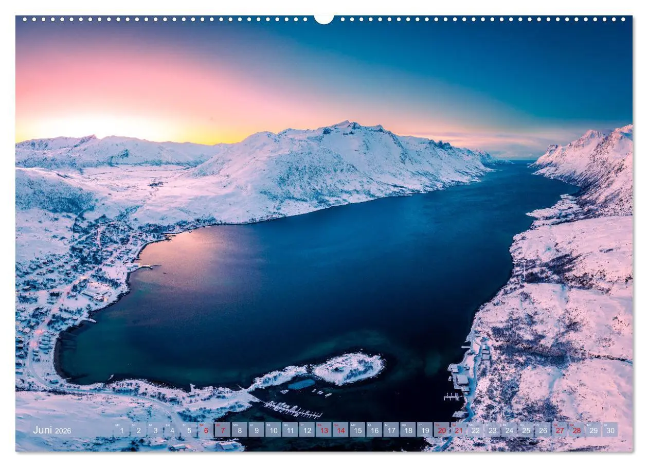 Bild: 9783457261347 | Tromsø in der Polarnacht (Wandkalender 2026 DIN A2 quer), CALVENDO...
