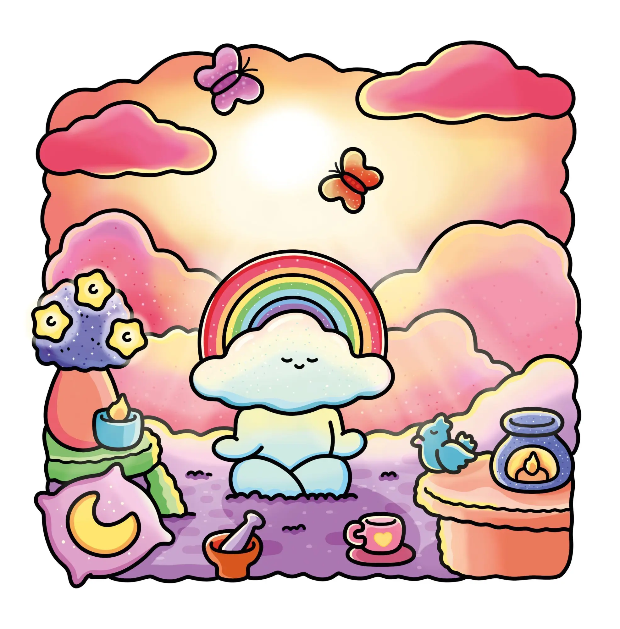 Bild: 9783473481347 | Cozy Coloring - Love Yourself | Hikaru Kotz | Taschenbuch | 80 S.