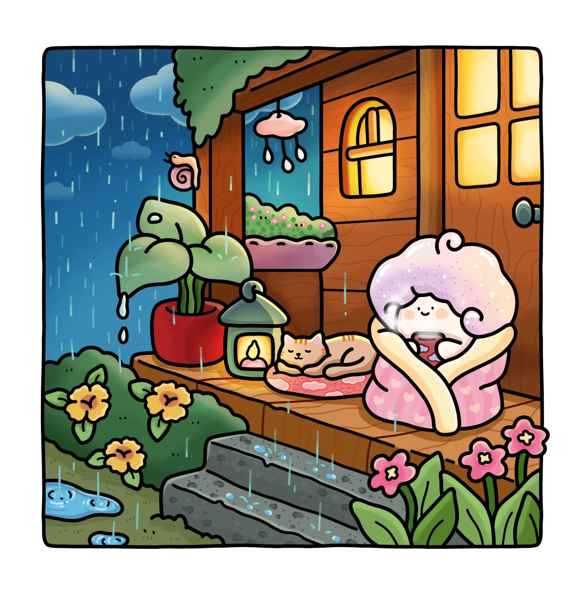 Bild: 9783473481347 | Cozy Coloring - Love Yourself | Hikaru Kotz | Taschenbuch | 80 S.