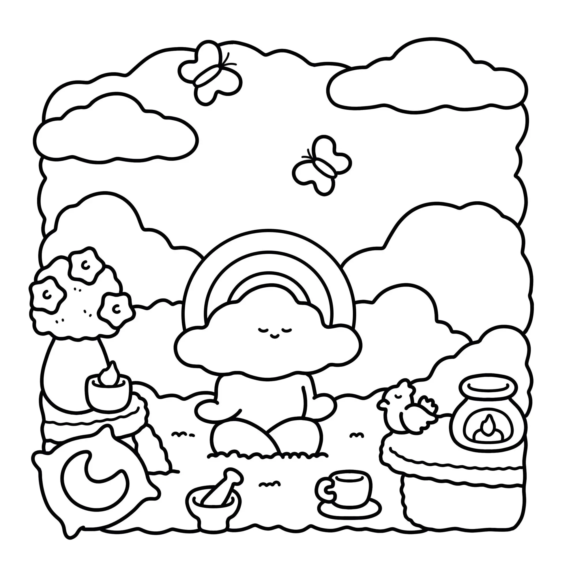Bild: 9783473481347 | Cozy Coloring - Love Yourself | Hikaru Kotz | Taschenbuch | 80 S.