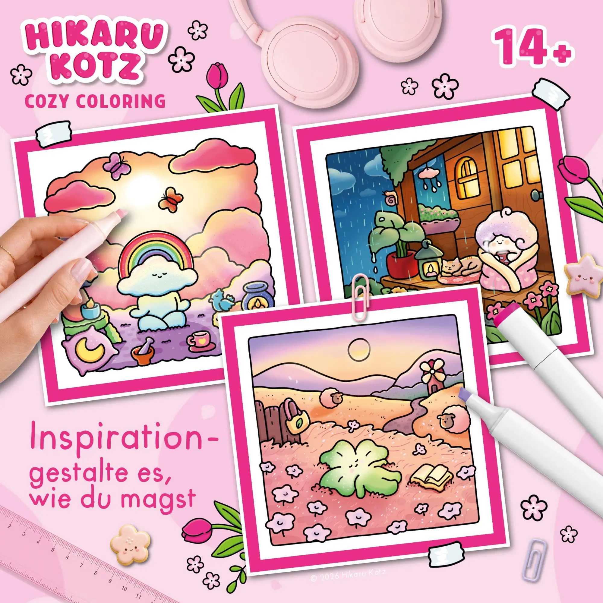Bild: 9783473481347 | Cozy Coloring - Love Yourself | Hikaru Kotz | Taschenbuch | 80 S.