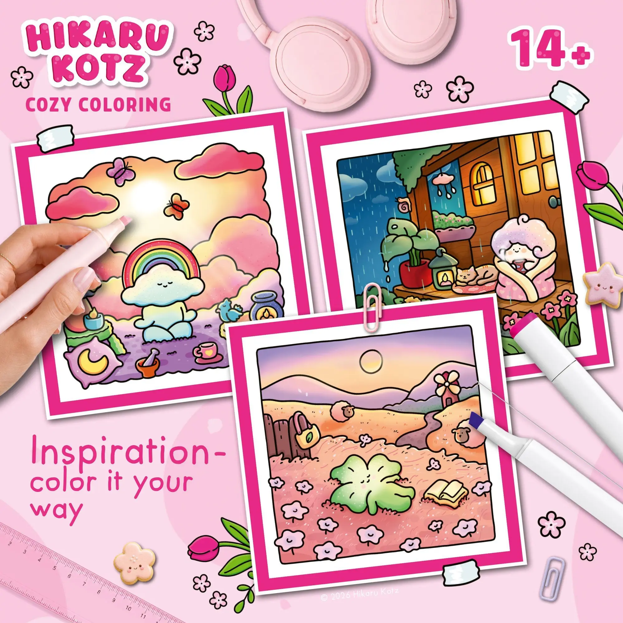Bild: 9783473481347 | Cozy Coloring - Love Yourself | Hikaru Kotz | Taschenbuch | 80 S.