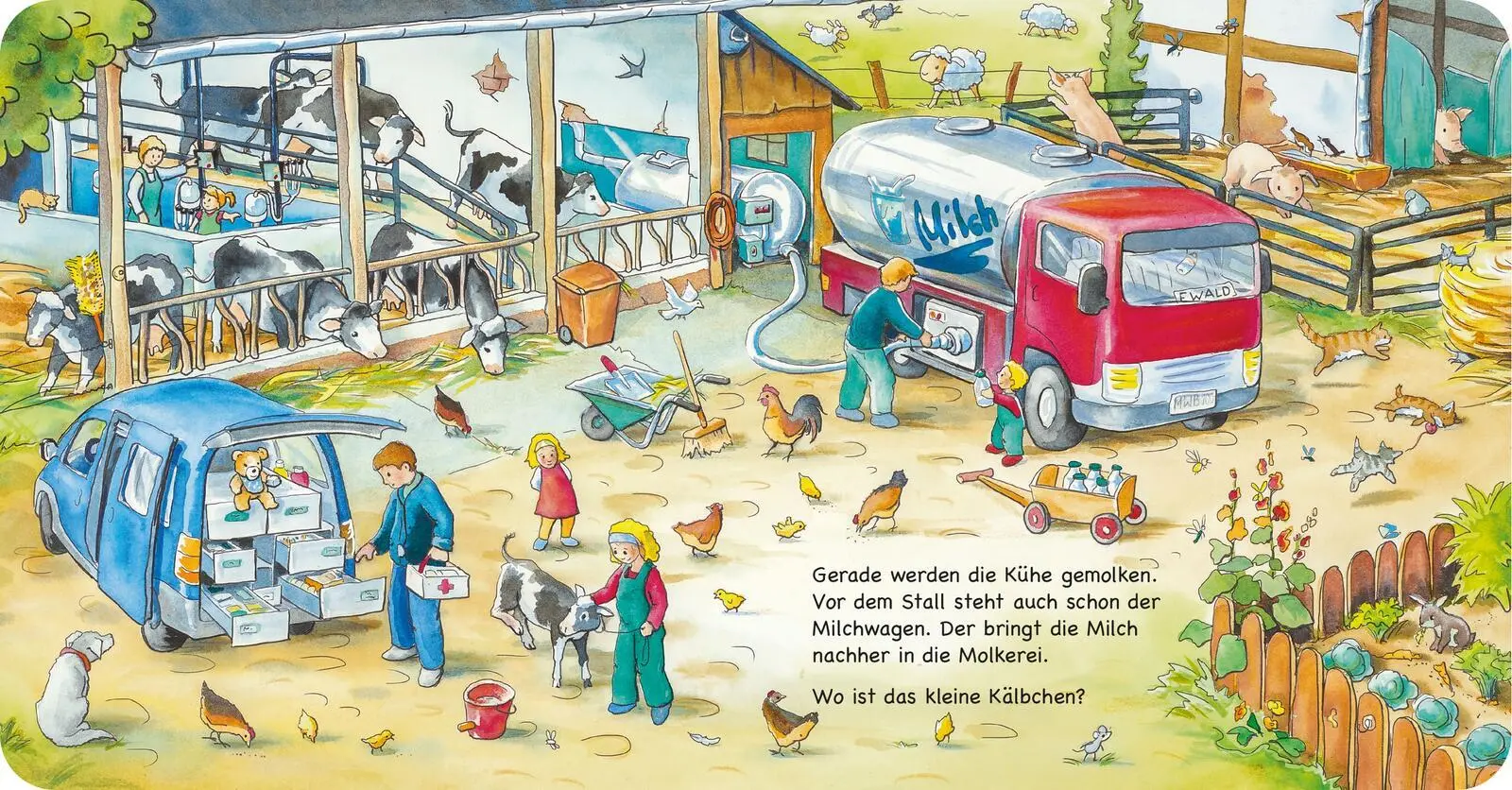 Bild: 9783480241347 | Mein allererstes Wimmelbuch: Auf dem Bauernhof - Mini | Schumann