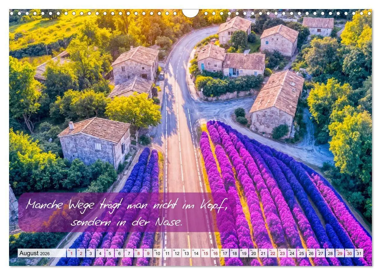 Bild: 9783516661347 | Wege zwischen Asphalt und Himmel - Achtsamkeitskalender mit...