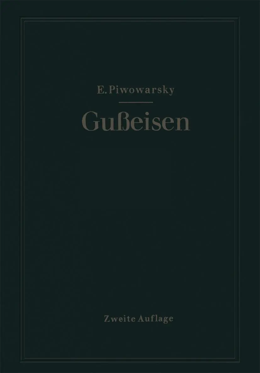 Cover: 9783642531347 | Hochwertiges Gußeisen (Grauguß) | Eugen Piwowarsky | Taschenbuch | xii