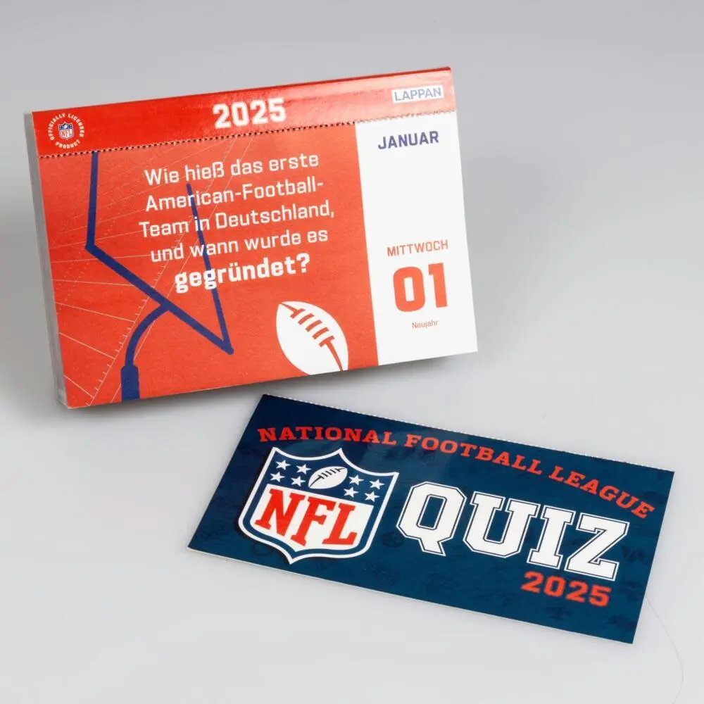 Bild: 9783830321347 | NFL Quiz Kalender - 2025 | Holger Weishaupt | Kalender | Deutsch