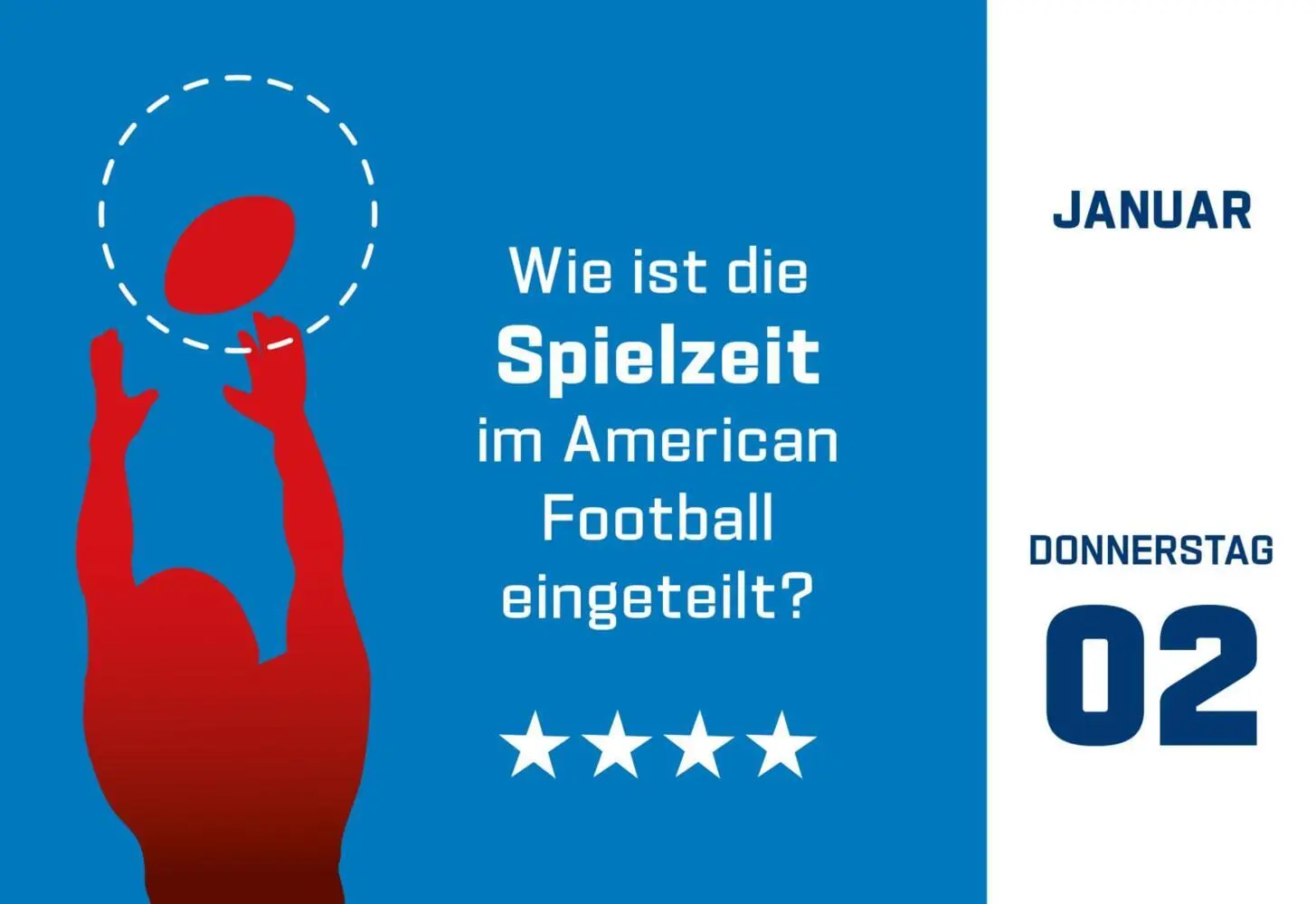 Bild: 9783830321347 | NFL Quiz Kalender - 2025 | Holger Weishaupt | Kalender | Deutsch