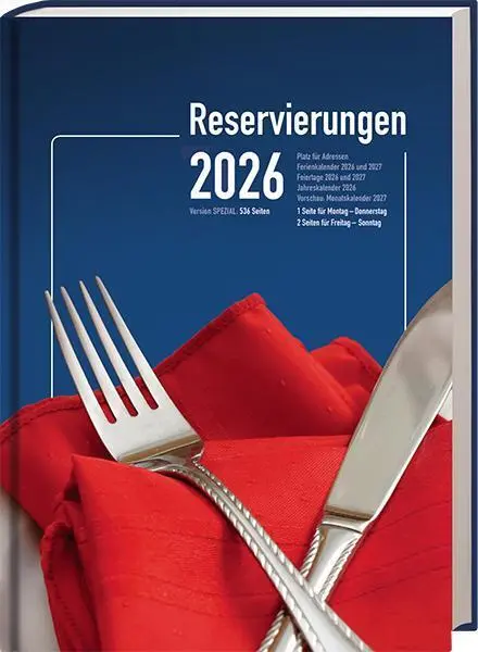 Cover: 9783887781347 | Reservierungsbuch "Spezial" 2026 | Kalender | 536 S. | Deutsch | 2026