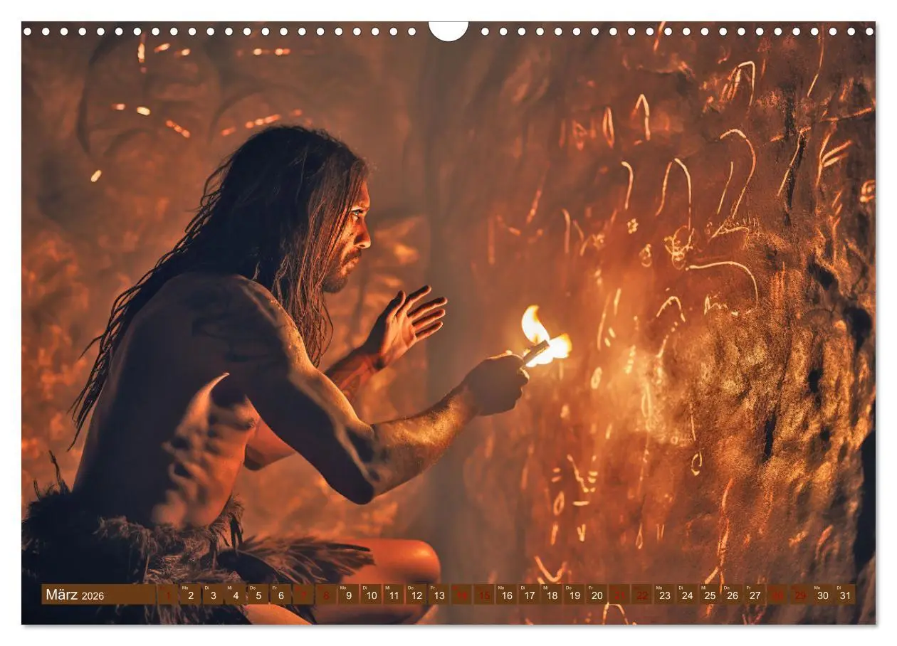 Bild: 9783457491447 | Steinzeit Galerie (Wandkalender 2026 DIN A3 quer), CALVENDO...