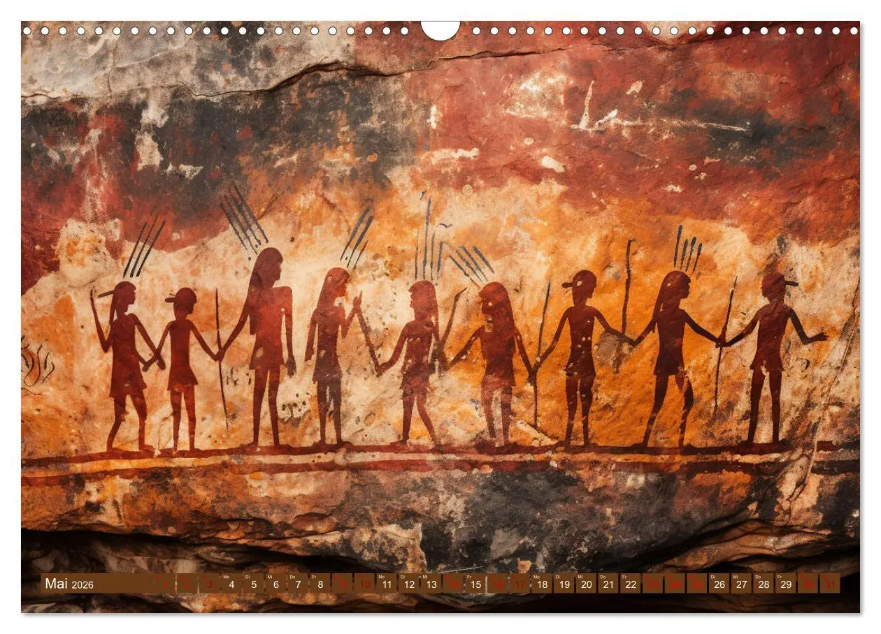 Bild: 9783457491447 | Steinzeit Galerie (Wandkalender 2026 DIN A3 quer), CALVENDO...