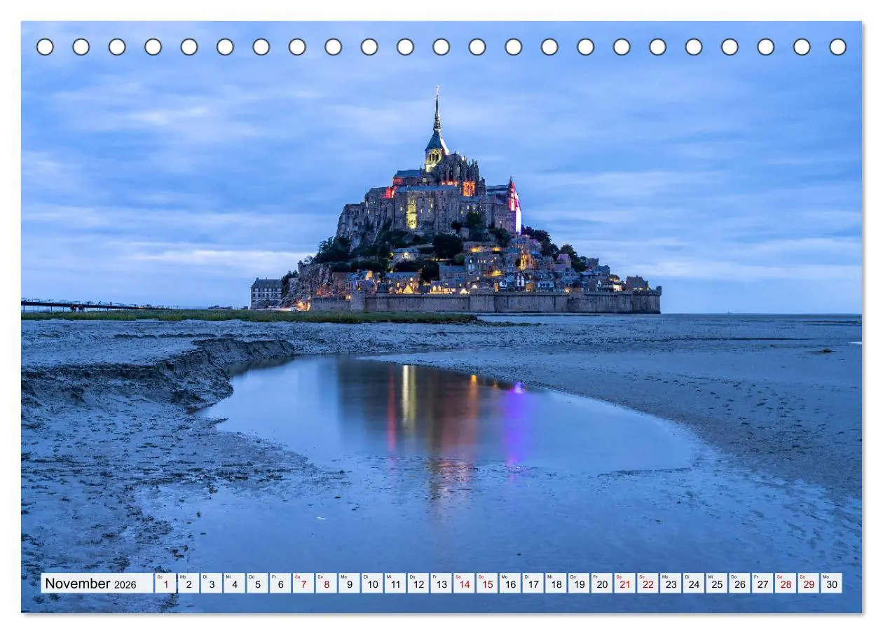 Bild: 9783457561447 | Welterbe Mont-Saint-Michel (Tischkalender 2026 DIN A5 quer),...