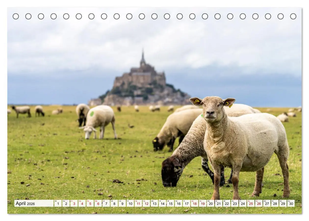Bild: 9783457561447 | Welterbe Mont-Saint-Michel (Tischkalender 2026 DIN A5 quer),...