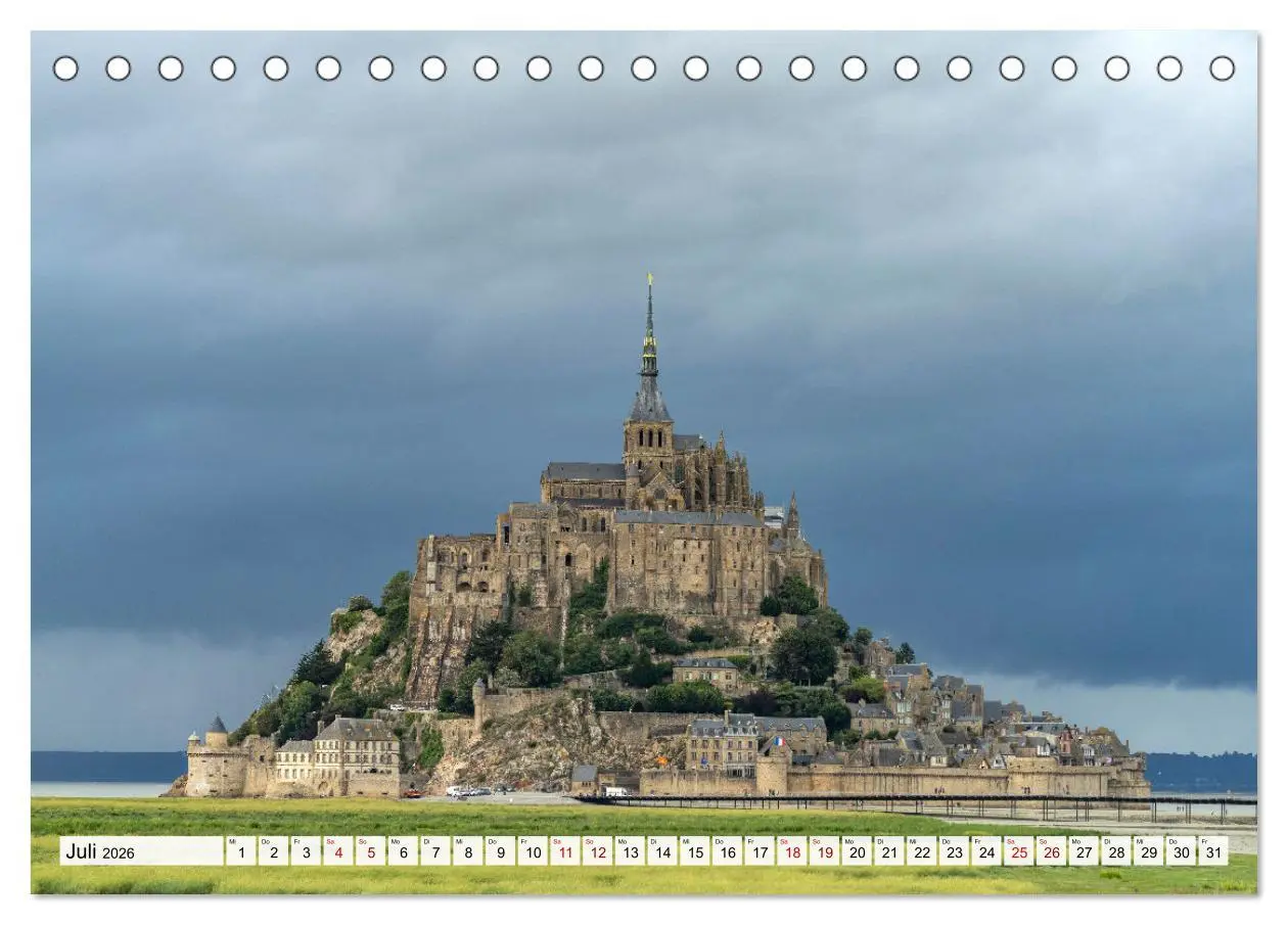 Bild: 9783457561447 | Welterbe Mont-Saint-Michel (Tischkalender 2026 DIN A5 quer),...
