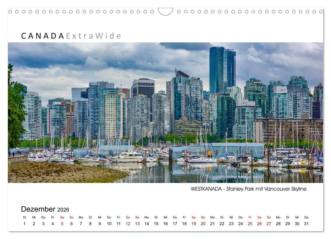 Bild: 9783457701447 | Impressionen aus Westkanada (Wandkalender 2026 DIN A3 quer),...