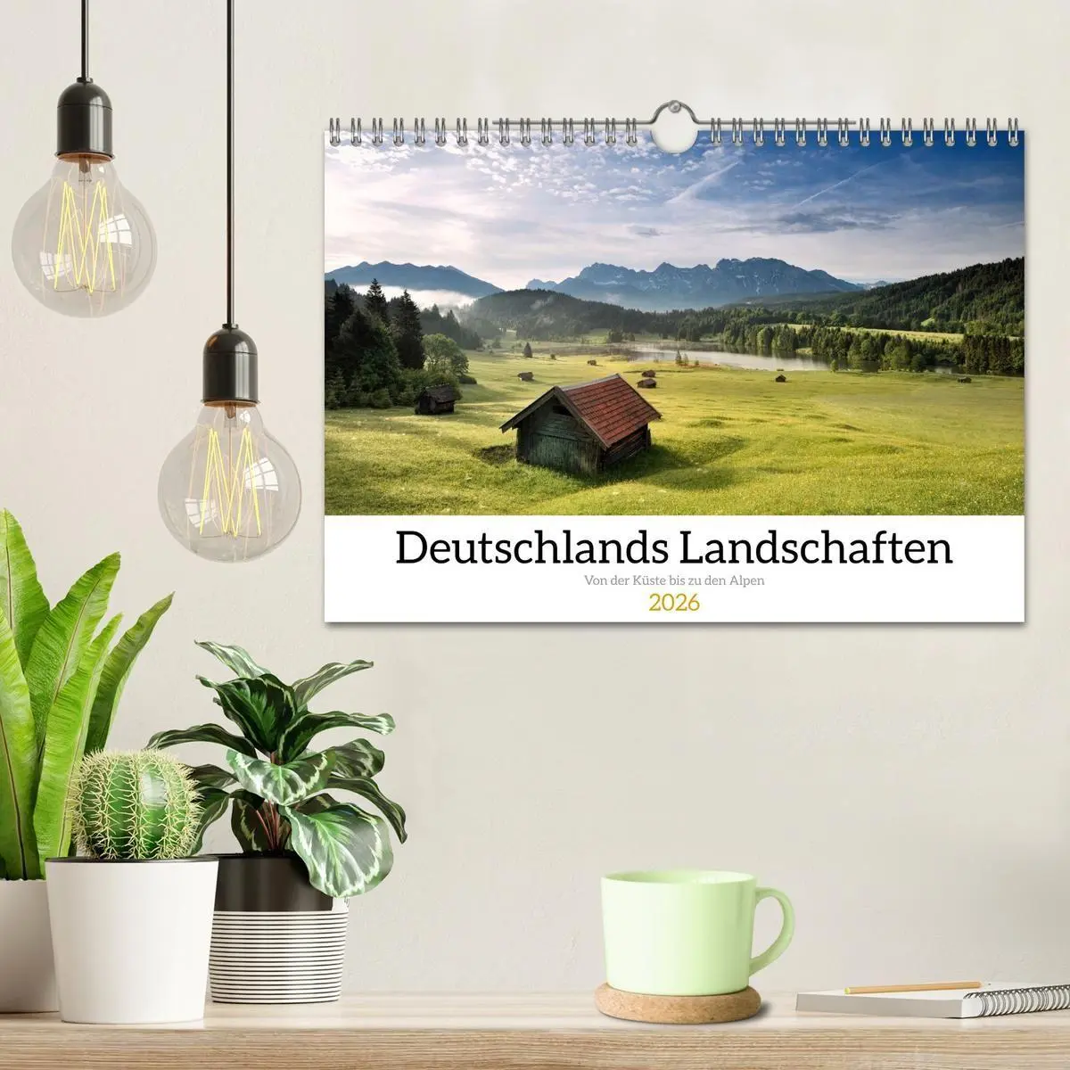 Bild: 9783516721447 | Deutschlands Landschaften 2026 - Von der Küste bis zu den Alpen...