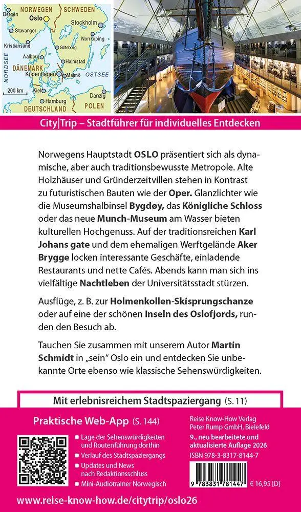 Bild: 9783831781447 | Reise Know-How CityTrip Oslo | Martin Schmidt | Taschenbuch | 144 S.