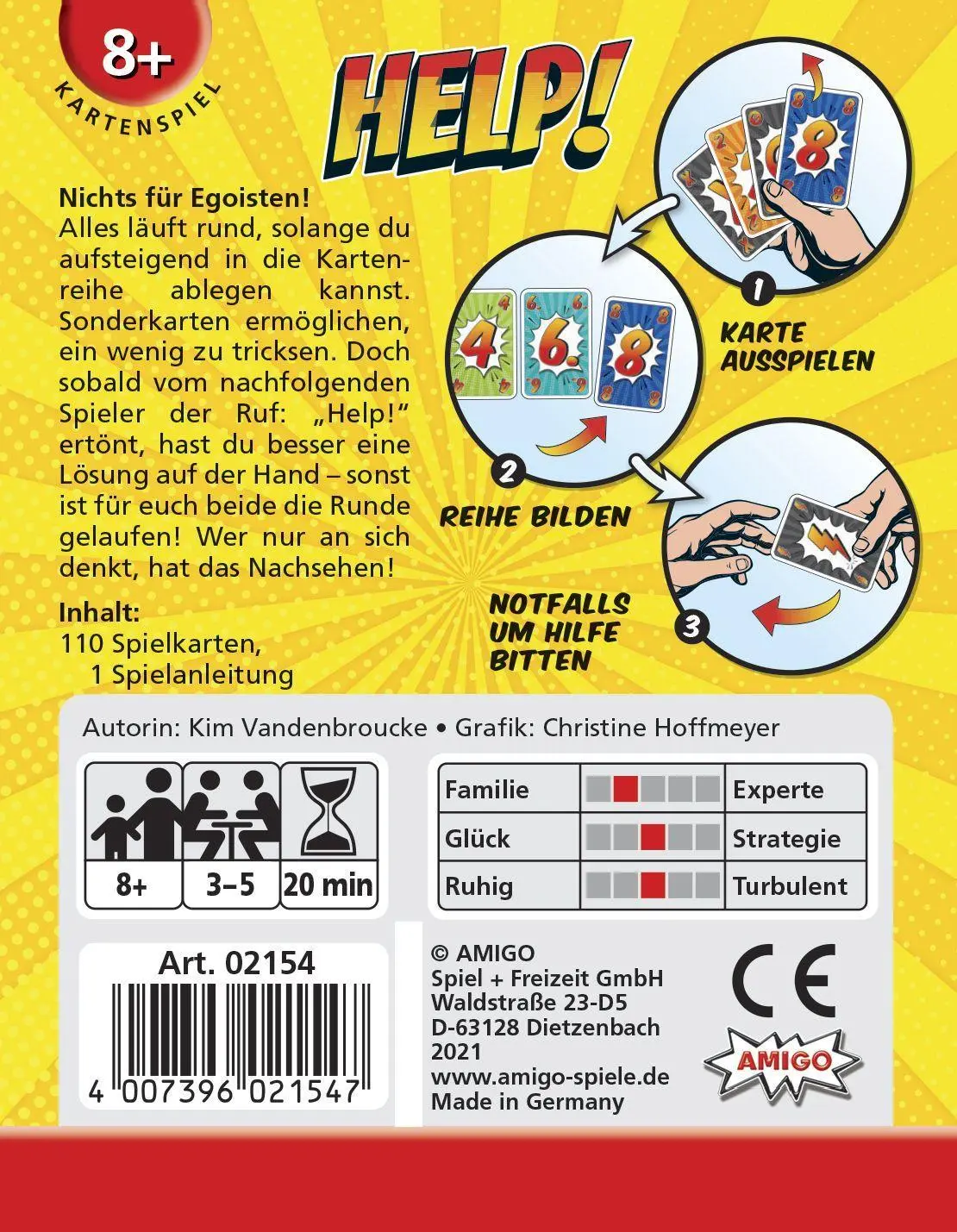 Bild: 4007396021547 | Help! | Kim Vandenbroucke | Spiel | Brettspiel | 02154 | Deutsch