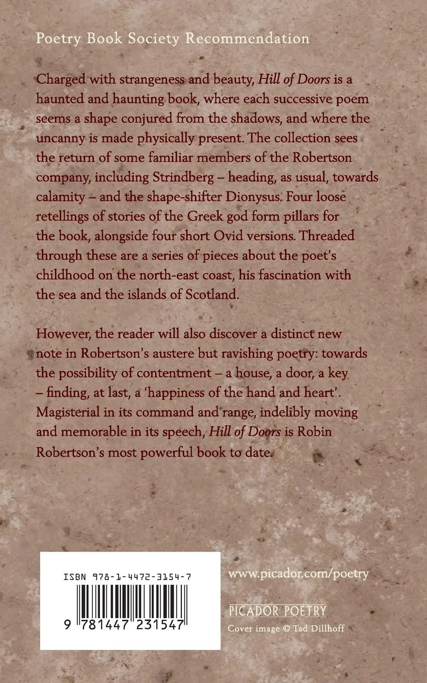 Rückseite: 9781447231547 | Hill of Doors | Robin Robertson | Taschenbuch | Englisch | 2013