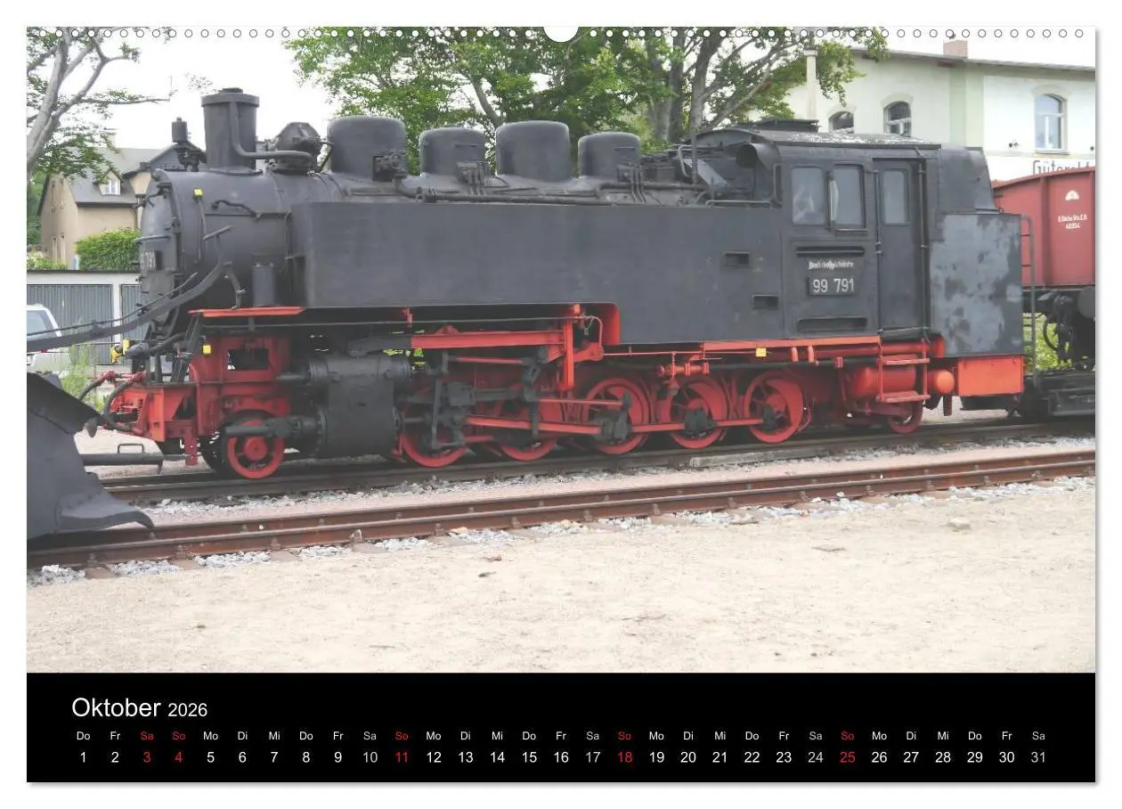 Bild: 9783516021547 | Sächsische Dampfeisenbahnen 2026 (hochwertiger Premium Wandkalender...