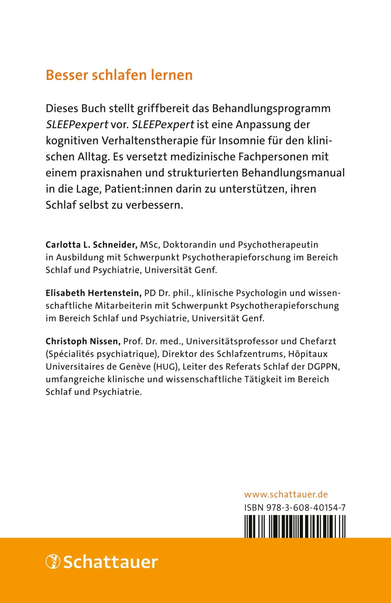 Rückseite: 9783608401547 | Insomnie (griffbereit) | Carlotta Schneider (u. a.) | Taschenbuch