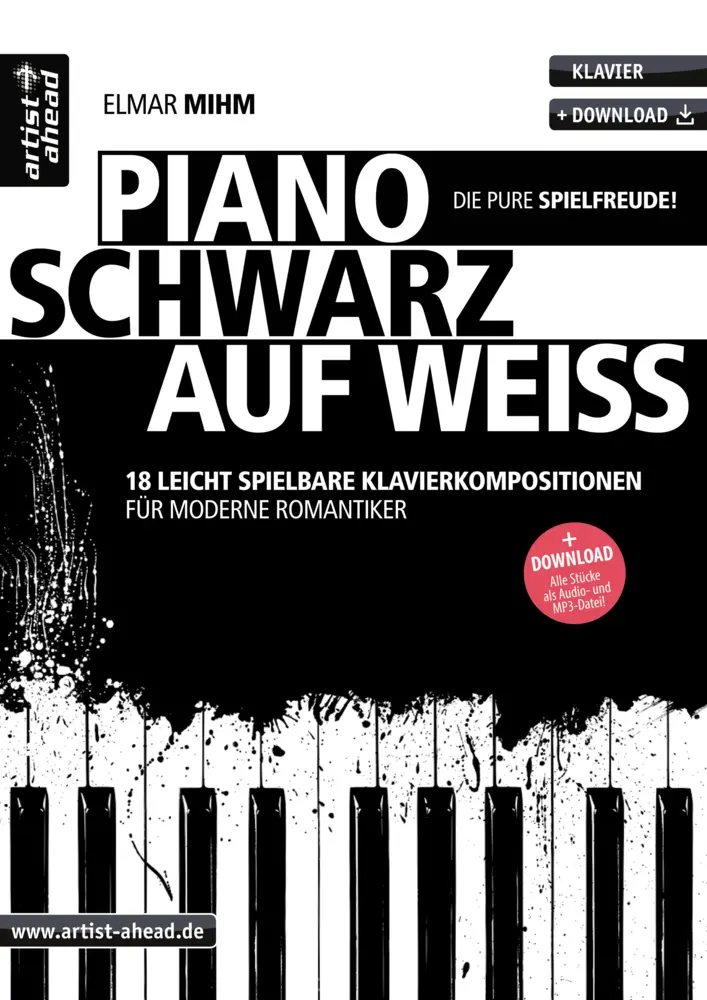 Cover: 9783866421547 | Piano schwarz auf weiß | Elmar Mihm | Broschüre | 52 S. | Deutsch
