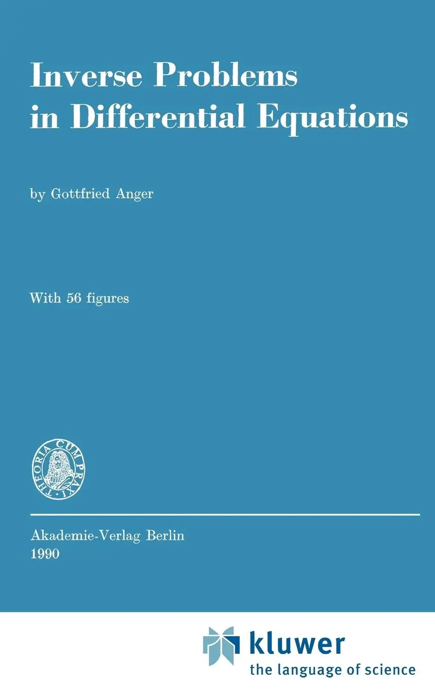 Cover: 9780306431647 | Inverse Problems in Differential Equations | G. Anger | Buch | vi