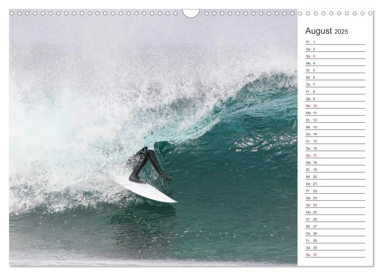 Bild: 9783435381647 | Surfen - Spaß auf den Wellen (Wandkalender 2025 DIN A3 quer),...