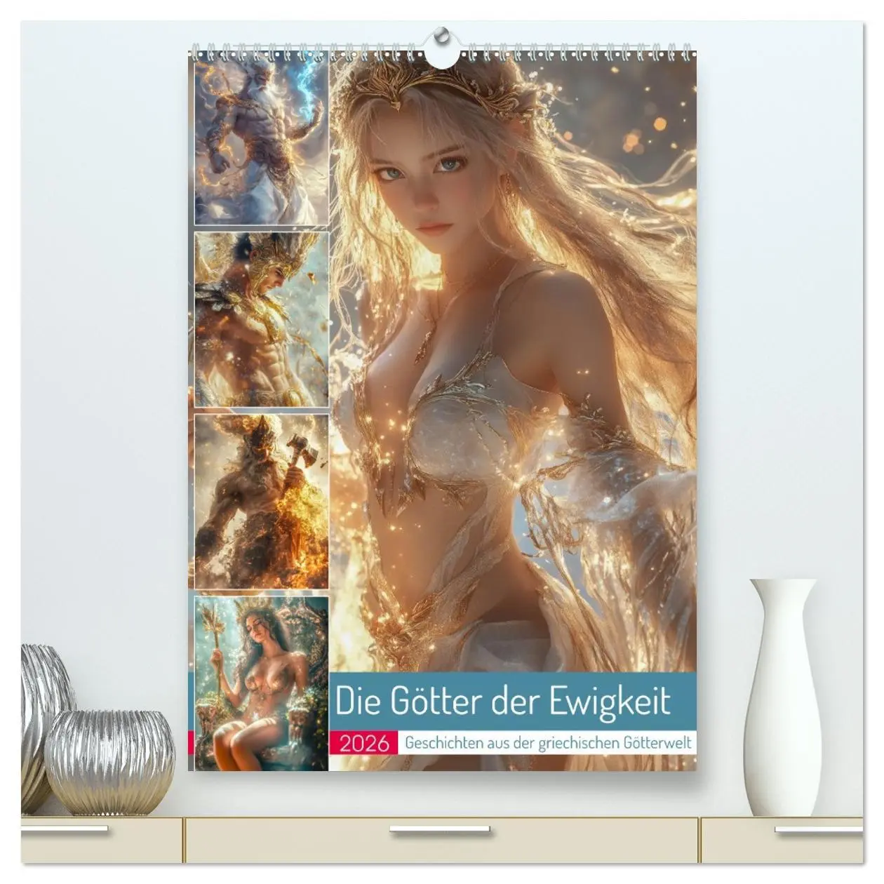 Cover: 9783457301647 | Die Götter der Ewigkeit (hochwertiger Premium Wandkalender 2026 DIN...