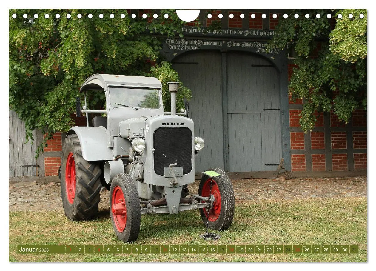 Bild: 9783457781647 | Traktoren - Altgediente Veteranen (Wandkalender 2026 DIN A4 quer),...