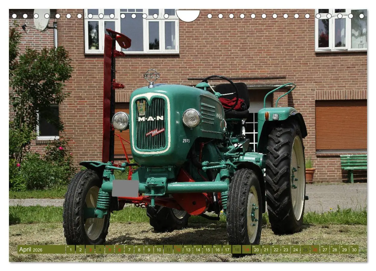 Bild: 9783457781647 | Traktoren - Altgediente Veteranen (Wandkalender 2026 DIN A4 quer),...