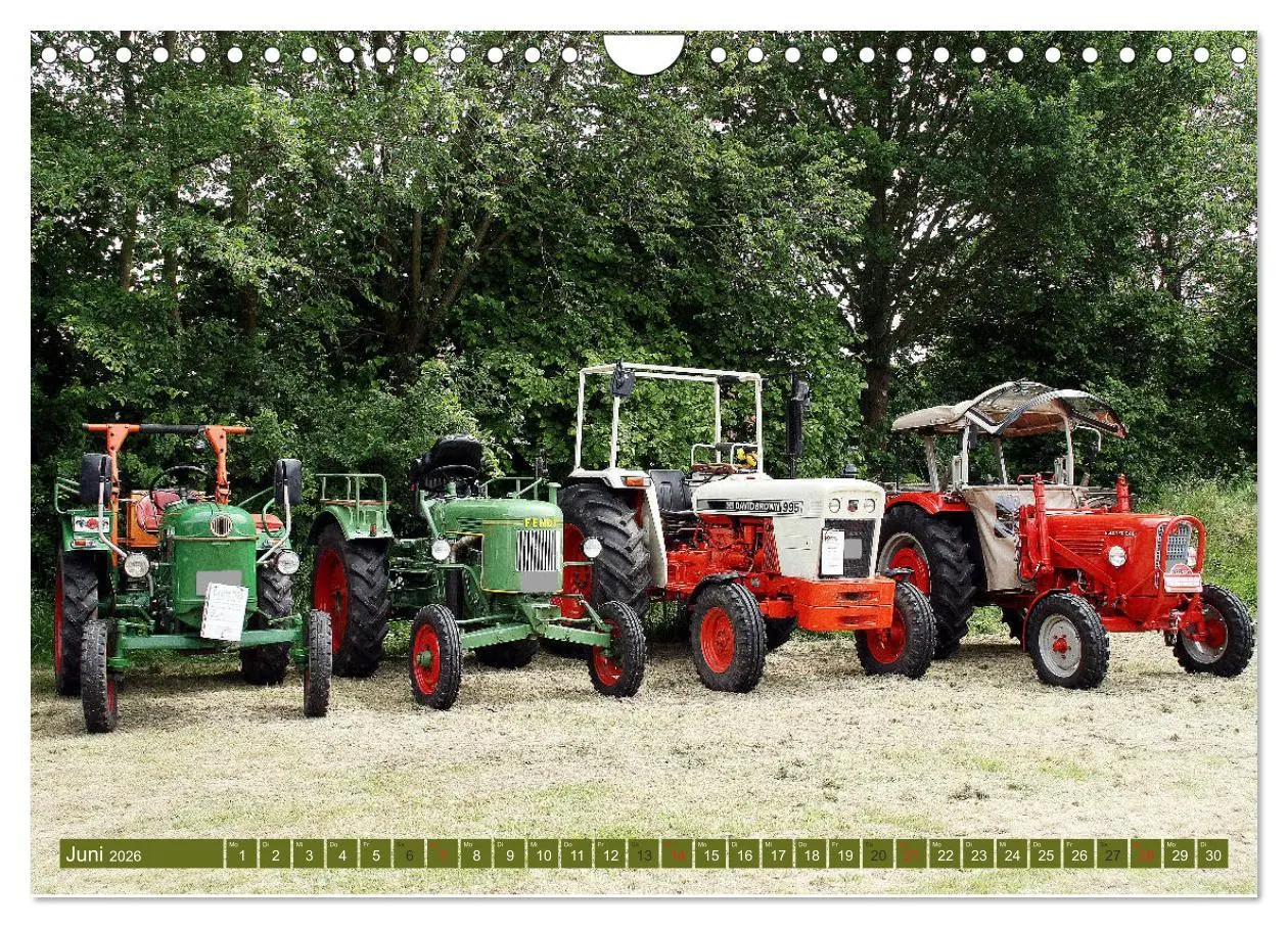Bild: 9783457781647 | Traktoren - Altgediente Veteranen (Wandkalender 2026 DIN A4 quer),...