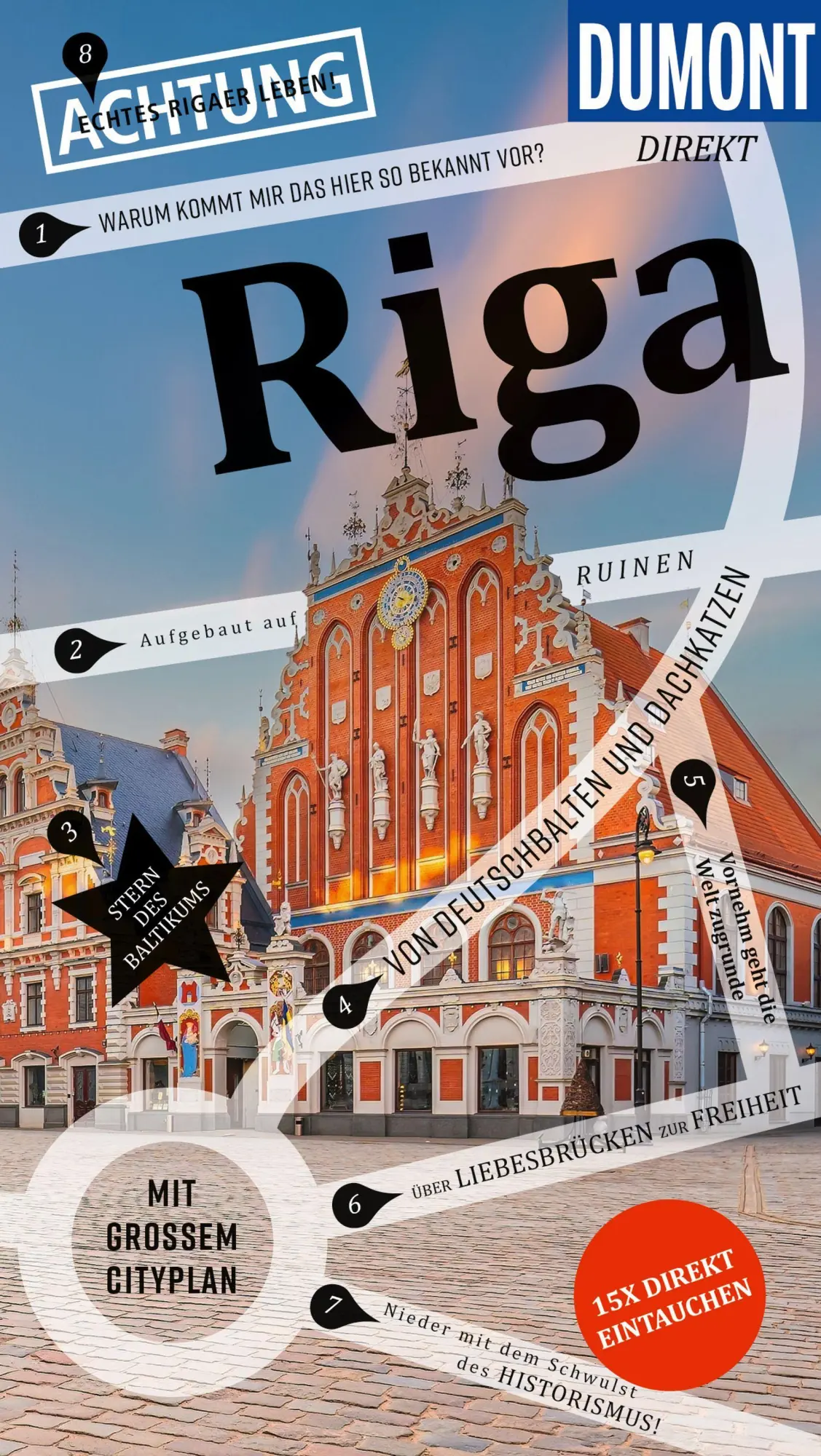 Cover: 9783616001647 | DUMONT direkt Reiseführer Riga | Mit großem Cityplan | Mirko Kaupat