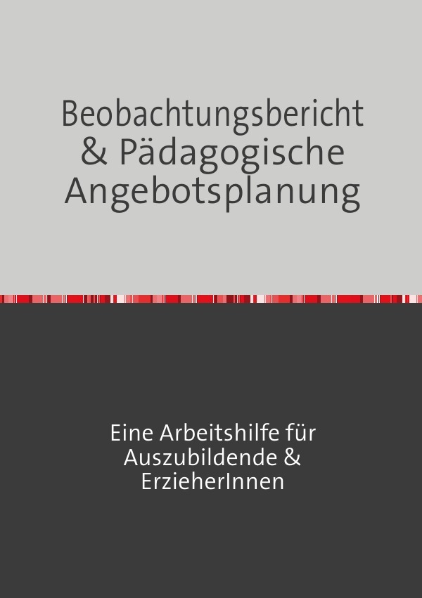 Cover: 9783737571647 | Beobachtungsbericht &amp; pädagogische Angebotsplanung | Peggy Seide-Puls