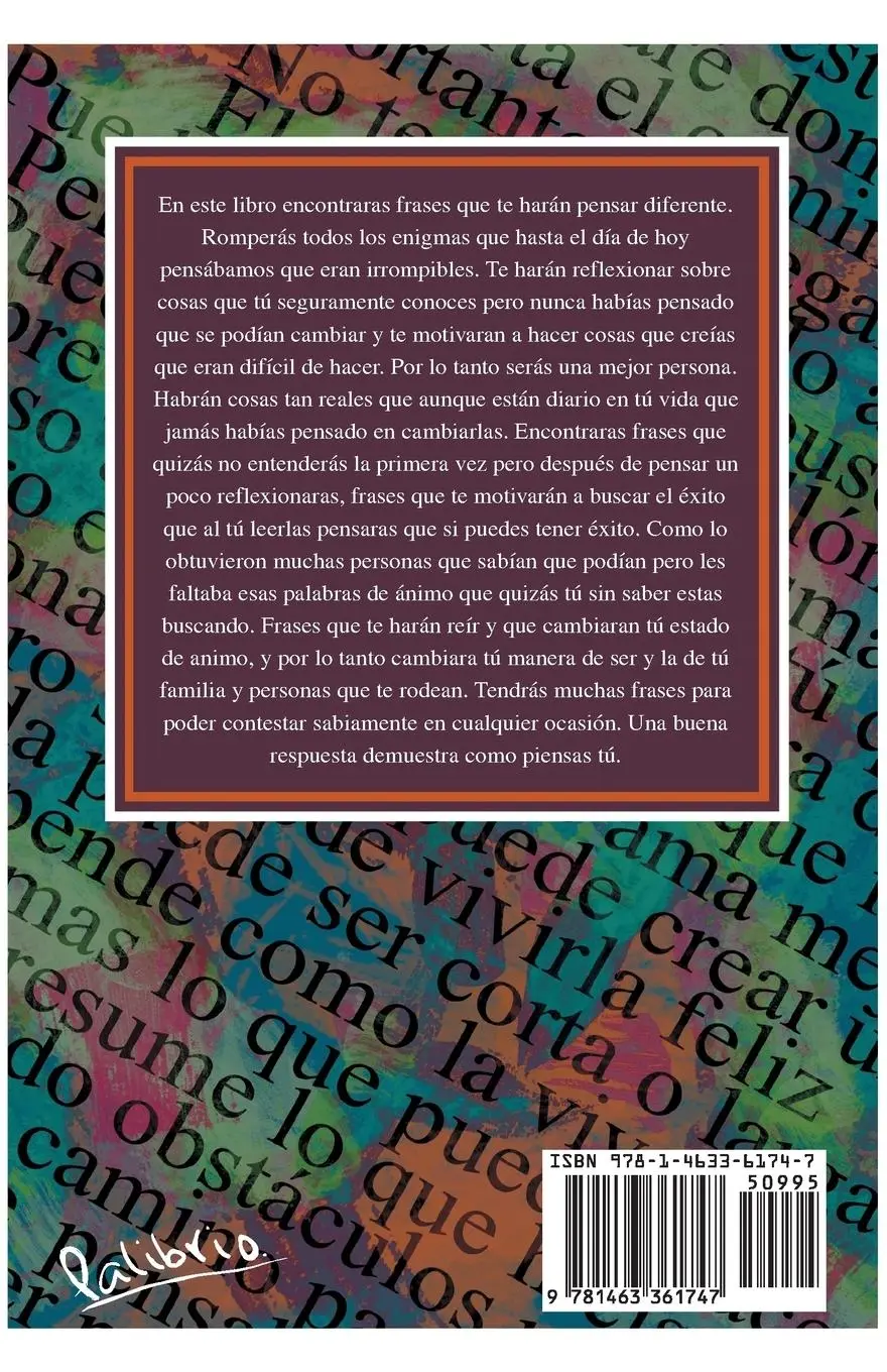 Rückseite: 9781463361747 | Frases Para Reflexionar, Reir y Cambiar Enigmas | Abelardo Sanchez