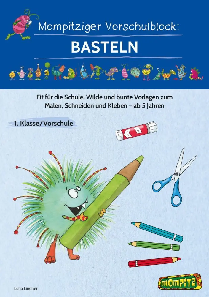 Cover: 9783403211747 | Mompitziger Vorschulblock: Basteln | Luna Lindner | Sonstige | Deutsch