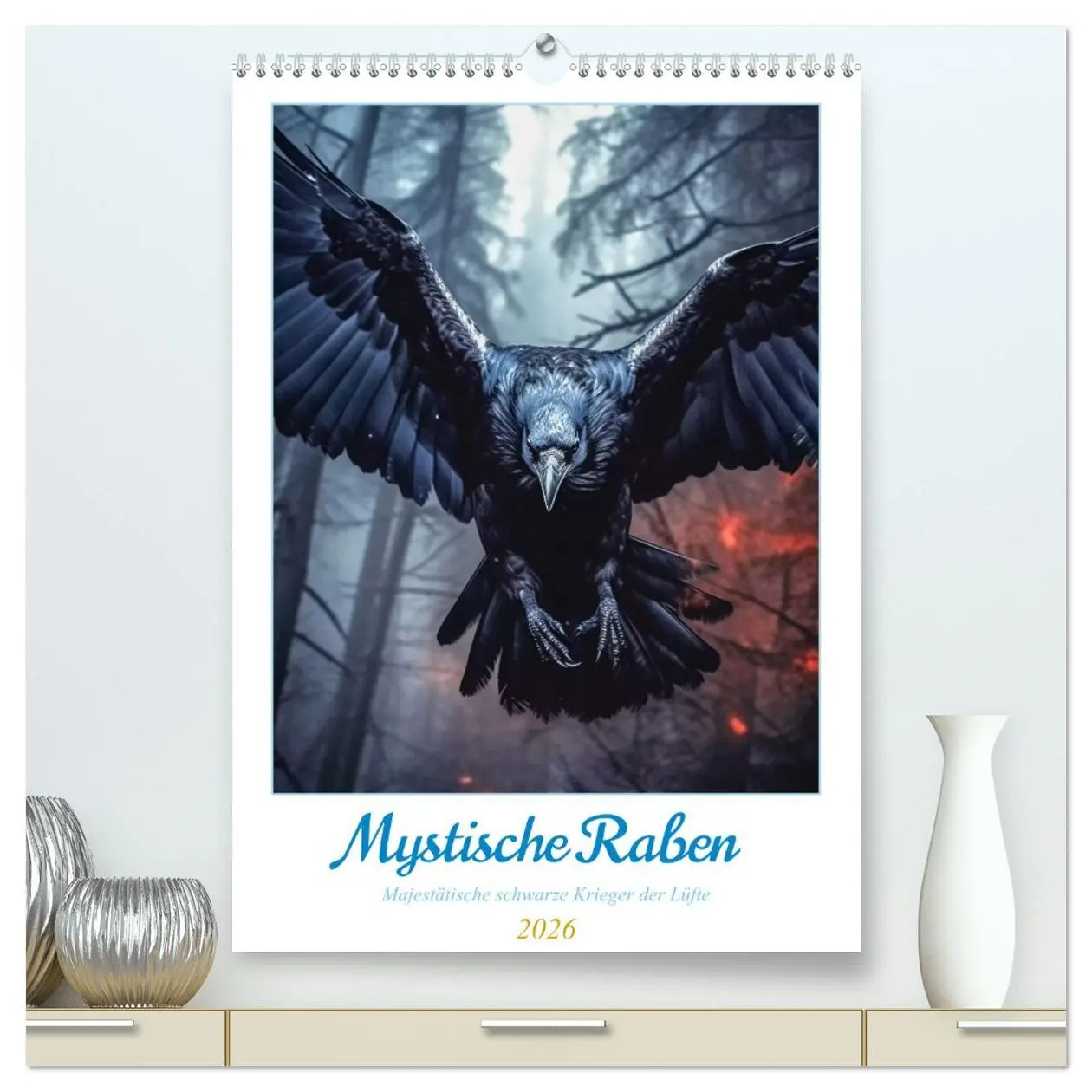 Cover: 9783516311747 | Mystische Raben (hochwertiger Premium Wandkalender 2026 DIN A2...