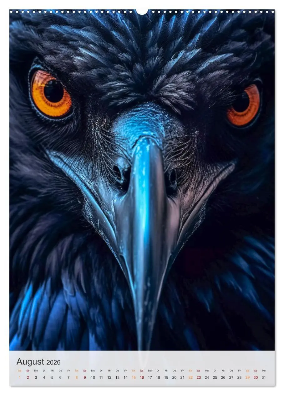 Bild: 9783516311747 | Mystische Raben (hochwertiger Premium Wandkalender 2026 DIN A2...