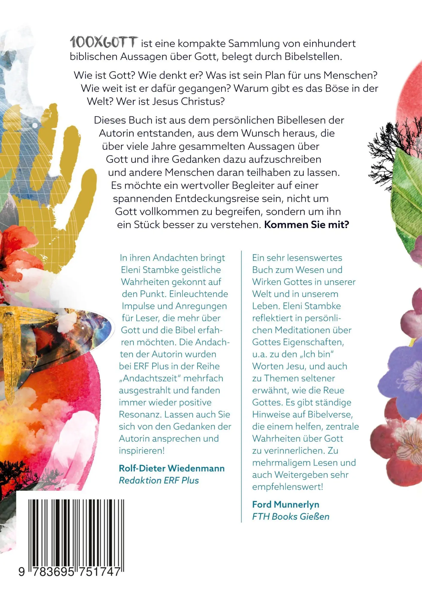 Rückseite: 9783695751747 | 100xGott | Einhundert biblische Aussagen über Gott | Eleni Stambke