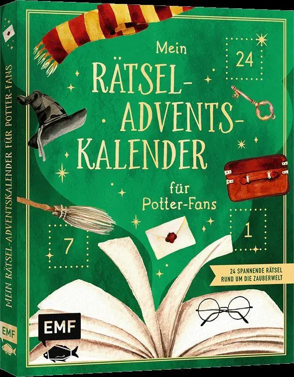 Cover: 9783745931747 | Mein Rätsel-Adventskalender für Harry Potter-Fans | Taschenbuch | 2026
