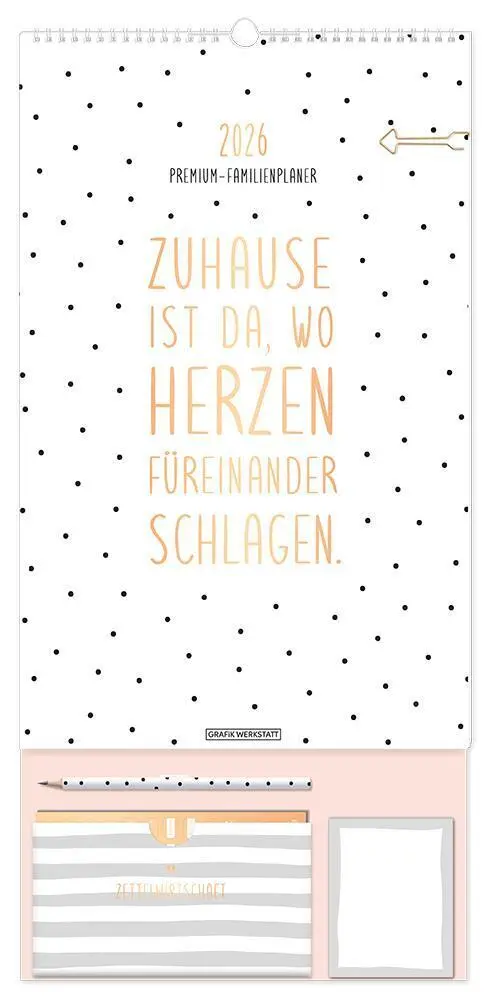Cover: 9783986361747 | Premium-Familienplaner 2026 | Familienplaner | Original | Kalender