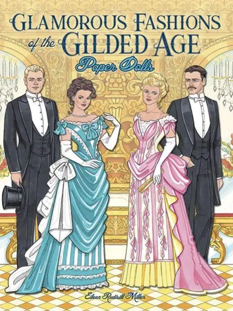 Cover: 9780486841847 | Glamorous Fashions of the Gilded Age Paper Dolls | Eileen Miller