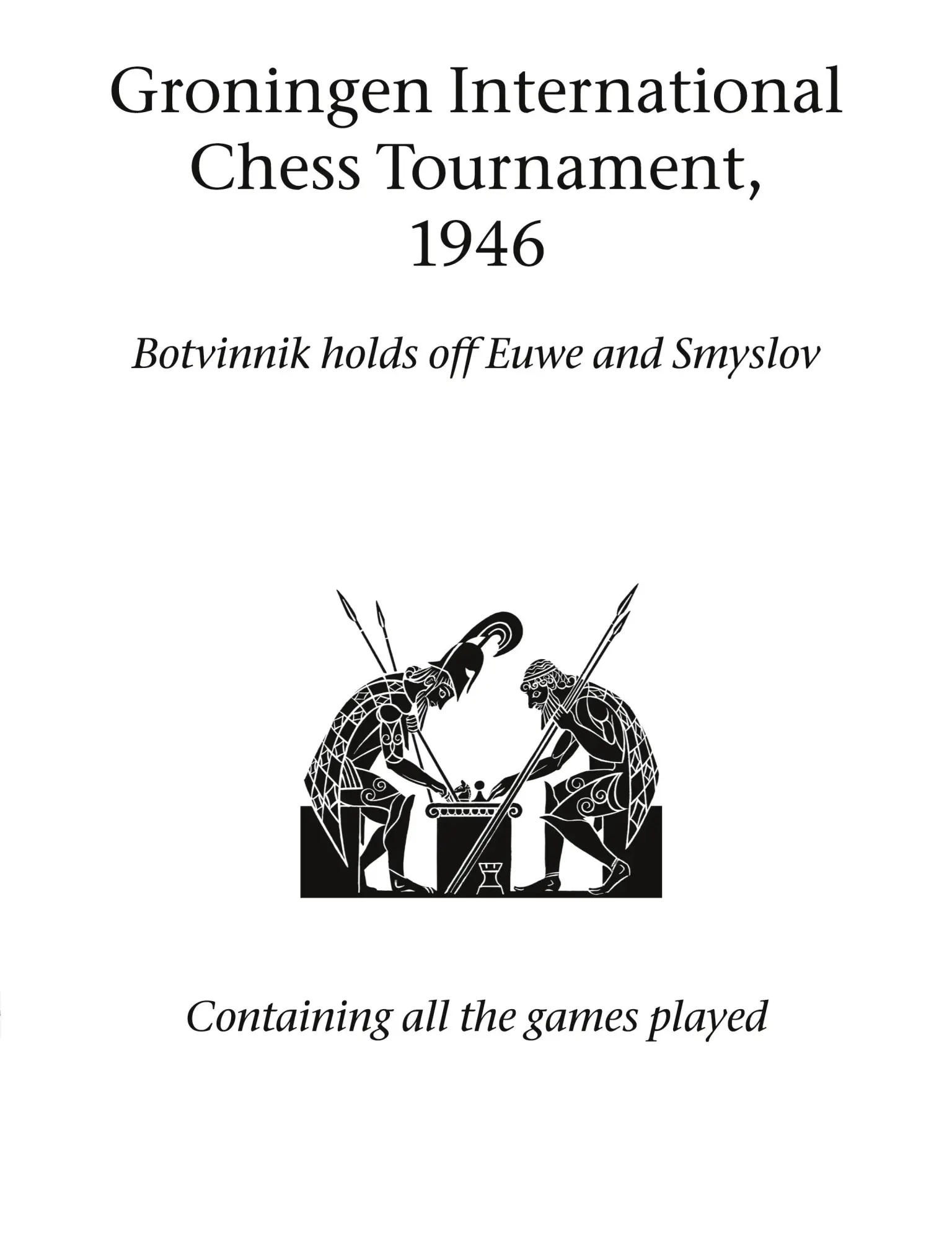 Cover: 9781843821847 | Groningen International Chess Tournament, 1946 | Taschenbuch | 2007