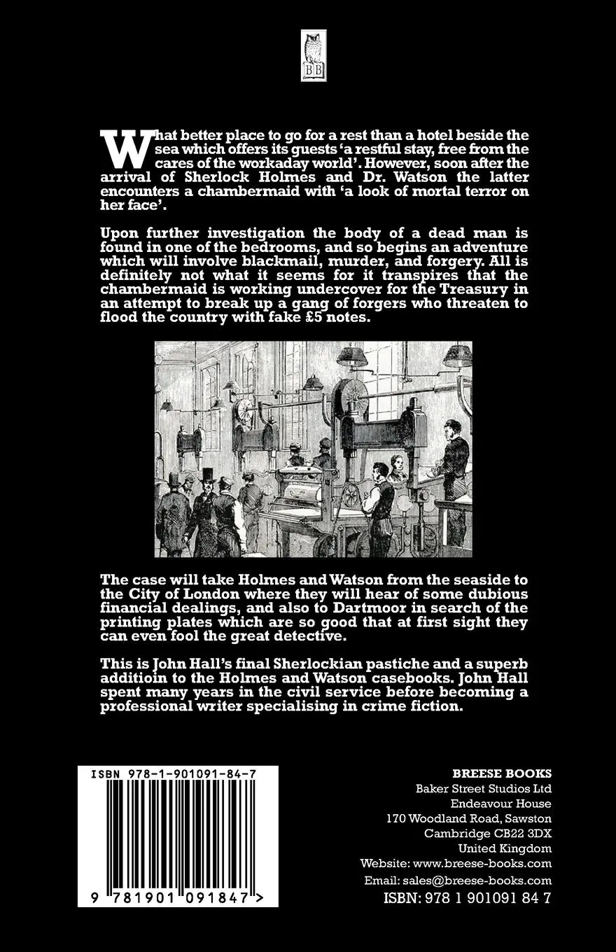 Rückseite: 9781901091847 | Sherlock Holmes and the Frightened Chambermaid | John Hall | Buch