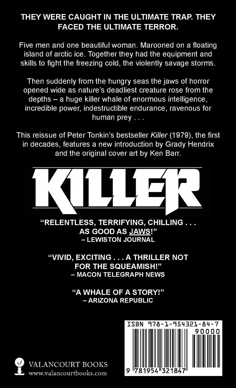Rückseite: 9781954321847 | Killer (Paperbacks from Hell) | Peter Tonkin | Taschenbuch | Englisch